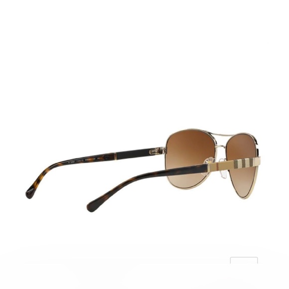 Burberry Pilot Aviator Sunglasses - Picture 3 of 9